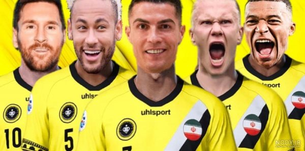 عکس هالند و رونالدو