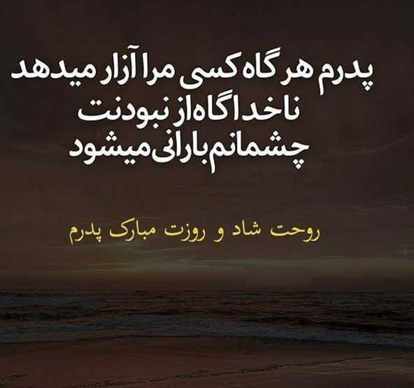  عکس پدر کارتونی تنها