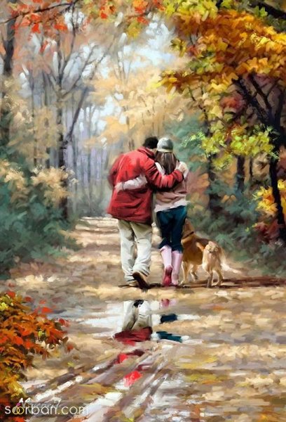  دانلود عکس عاشقانه پاییزی با کیفیت