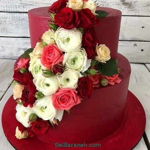عکس کیک عقد شیک