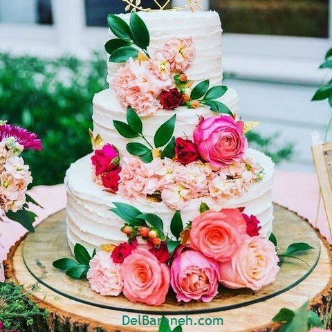 عکس کیک عروس و داماد