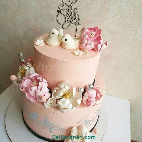 عکس کیک عروس و داماد