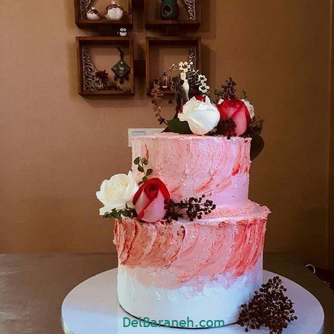 عکس کیک عروس و داماد