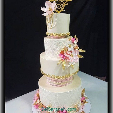 عکس کیک عروس و داماد