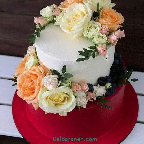 عکس کیک عروس و داماد