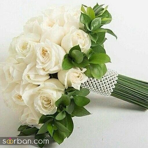  عکس دسته گل رز قرمز عروس