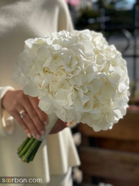  عکس جدید ترین دسته گل سفید برای سالگرد ازدواج