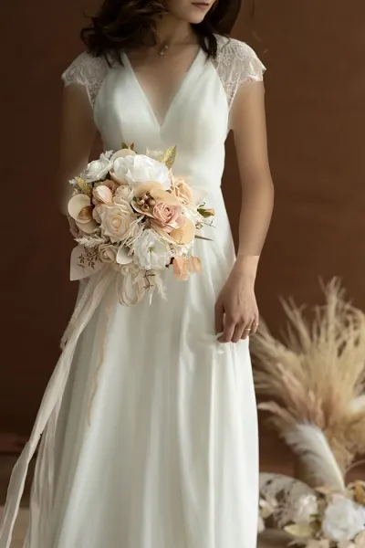  عکس دسته گل عروس لاکچری اینستا
