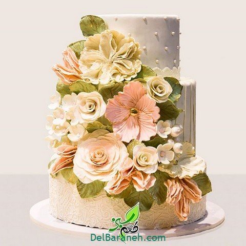  عکس کیک عروسی ساده و شیک
