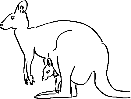  عکس کانگورو کارتونی