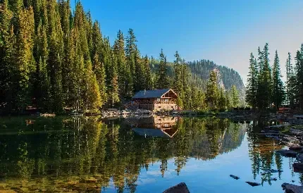  عکس کلبه چوبی رویایی