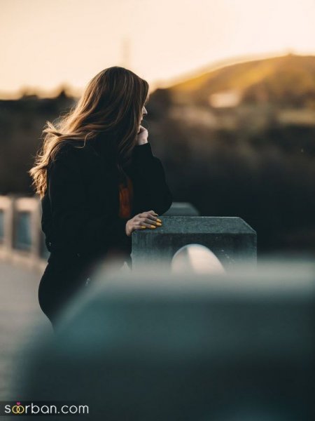 عکس دختر بدون چهره تنها و افسرده