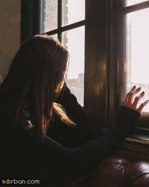  عکس دختر بدون چهره تنها و افسرده