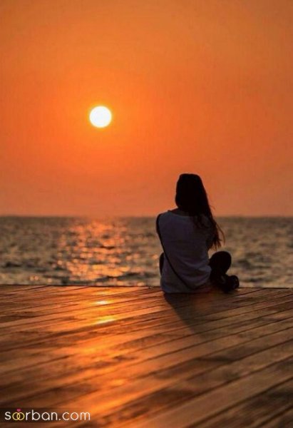  عکس دختر بدون چهره تنها و افسرده