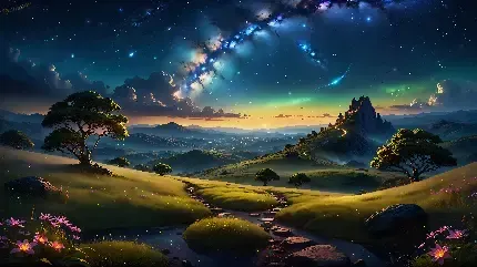  عکس پس زمینه از شب های کویر برای کامپیوتر