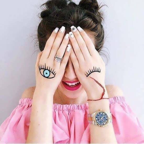  عکس دختر صورتی