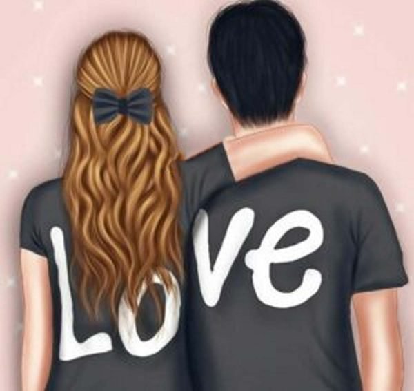  عکس عاشقانه کارتونی دونفره جدید
