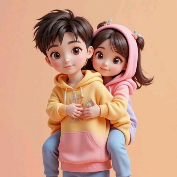  عکس فانتزی دختر و پسر کارتونی