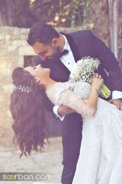 عکس عروس و داماد در تالار