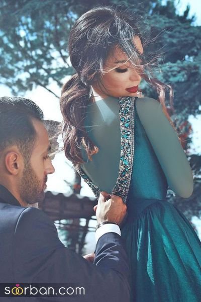 عکس عروس و داماد در تالار