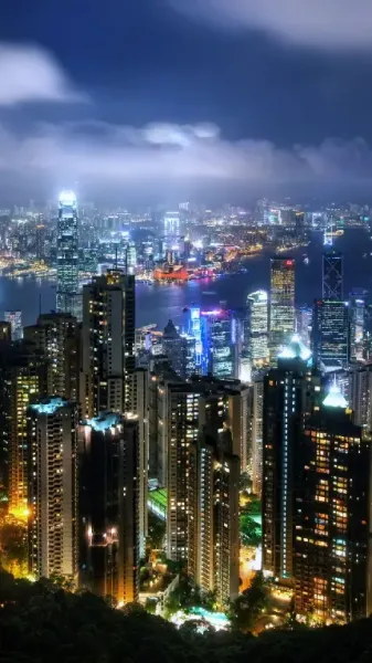  عکس شهر هنگ کنگ برای والپیپر گوشی آیفون