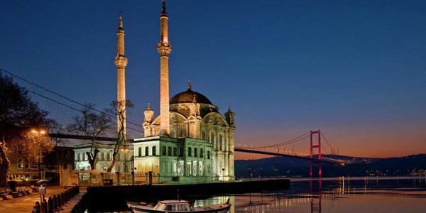 عکس پل استانبول ترکیه در شب