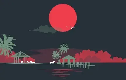  عکس درخت نخل کارتونی