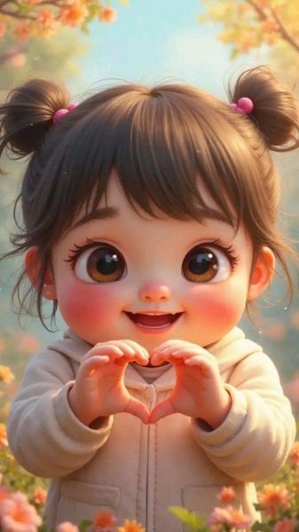  عکس تصویر زمینه کارتونی دختر زیبا