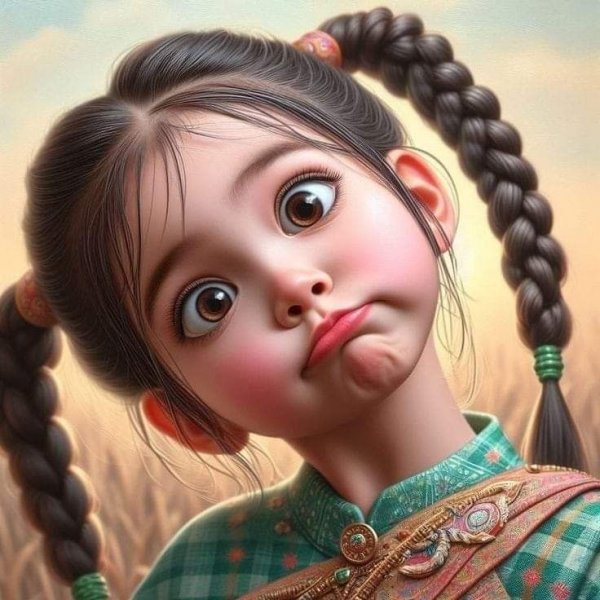  عکس تصویر زمینه کارتونی دختر زیبا
