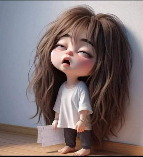  عکس تصویر زمینه کارتونی دختر زیبا