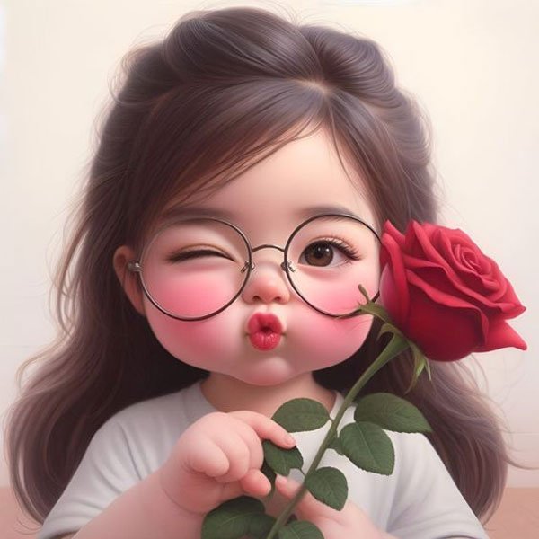  عکس دختر کارتونی کیوت جدید