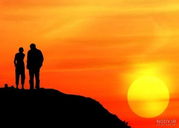  عکس تصویر زمینه غروب عاشقانه زیبا