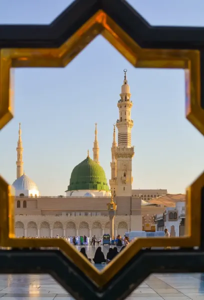  بک گراند مسجد النبی برای گوشی