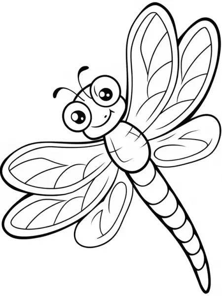  عکس سنجاقک نقاشی
