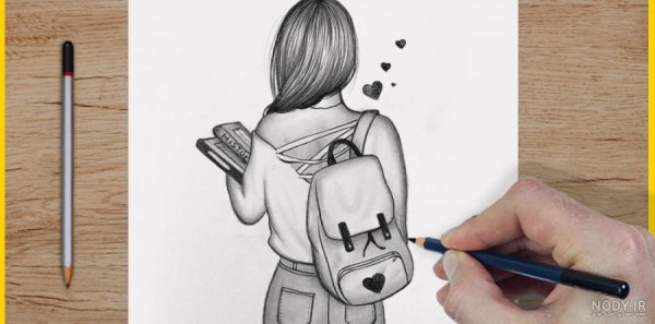 عکس از نقاشی دخترانه فانتزی