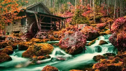  عکس پس زمینه جنگل کاج