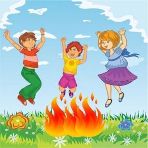 عکس چهارشنبه سوری کودکانه