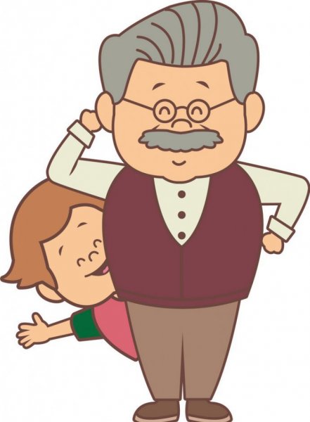نقاشی پدربزرگ آسان