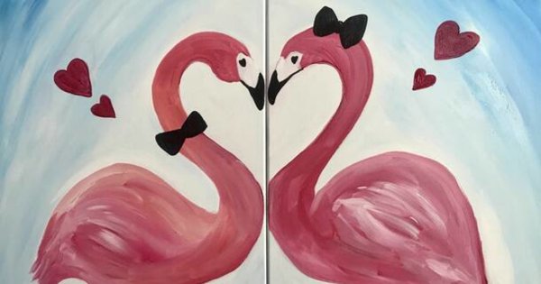  نقاشی عاشقانه آسان