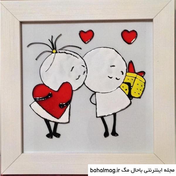  نقاشی عاشقانه فانتزی دختر و پسر