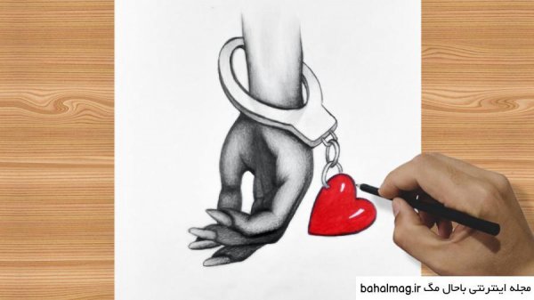  نقاشی عاشقانه فانتزی دختر و پسر