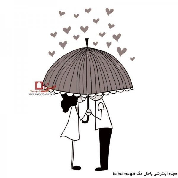  نقاشی عاشقانه فانتزی دختر و پسر