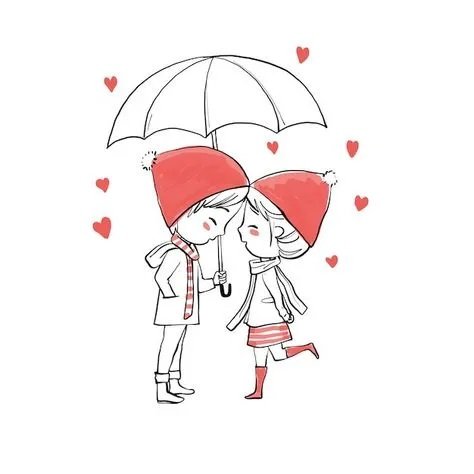  نقاشی عاشقانه و رومانتیک برای ولنتاین