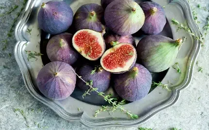  عکس انجیر سیاه تازه با کیفیت بالا