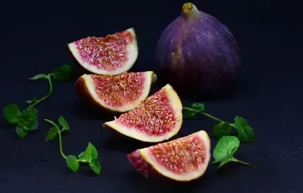  عکس انجیر سیاه تازه با کیفیت بالا