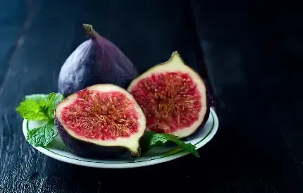  عکس انجیر سیاه تازه با کیفیت بالا