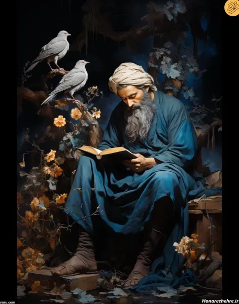  عکس سعدی نقاشی