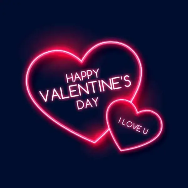  عکس نوشته ولنتاین مبارک 1404