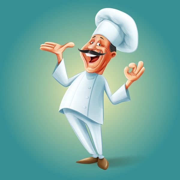  عکس سرآشپز کارتونی