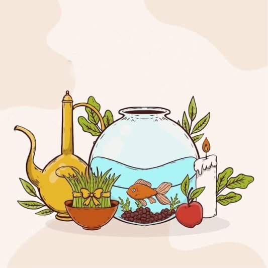 عکس نقاشی تحویل سال 1405